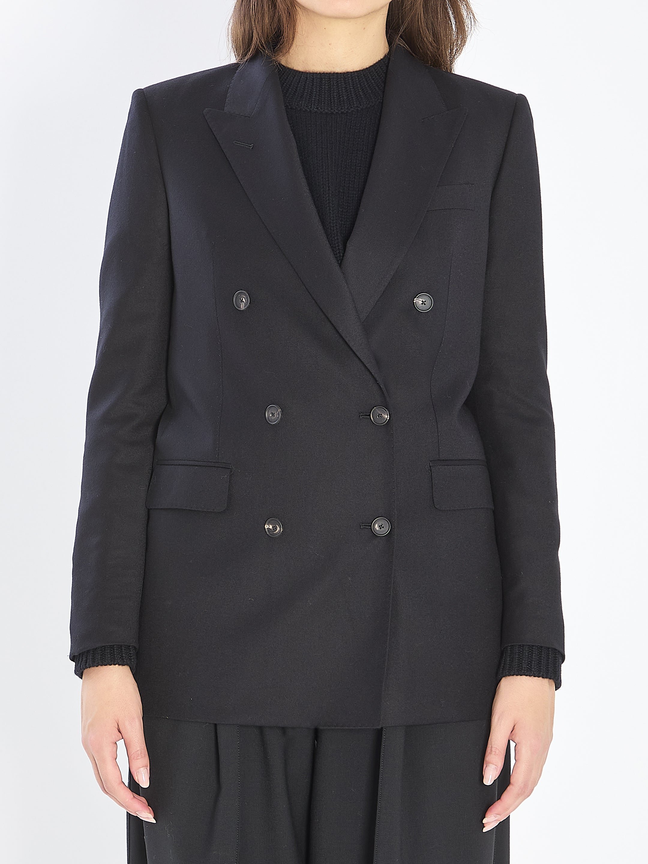 TAGLIATORE Jasmine Jacket in Wool and Silk - Size 38
