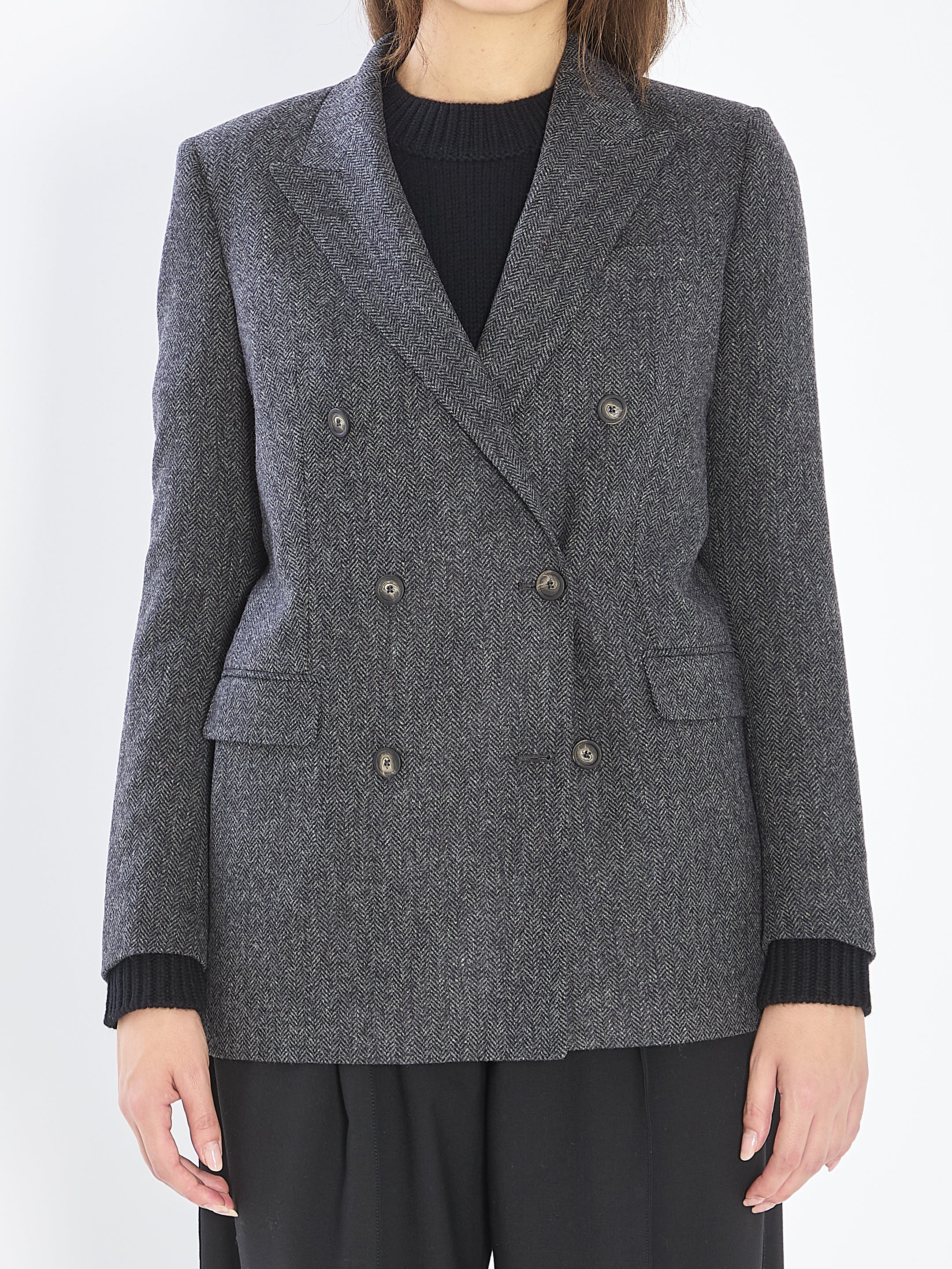 TAGLIATORE Women’s Mini Jacket in Wool and Cashmere - Size 38 IT