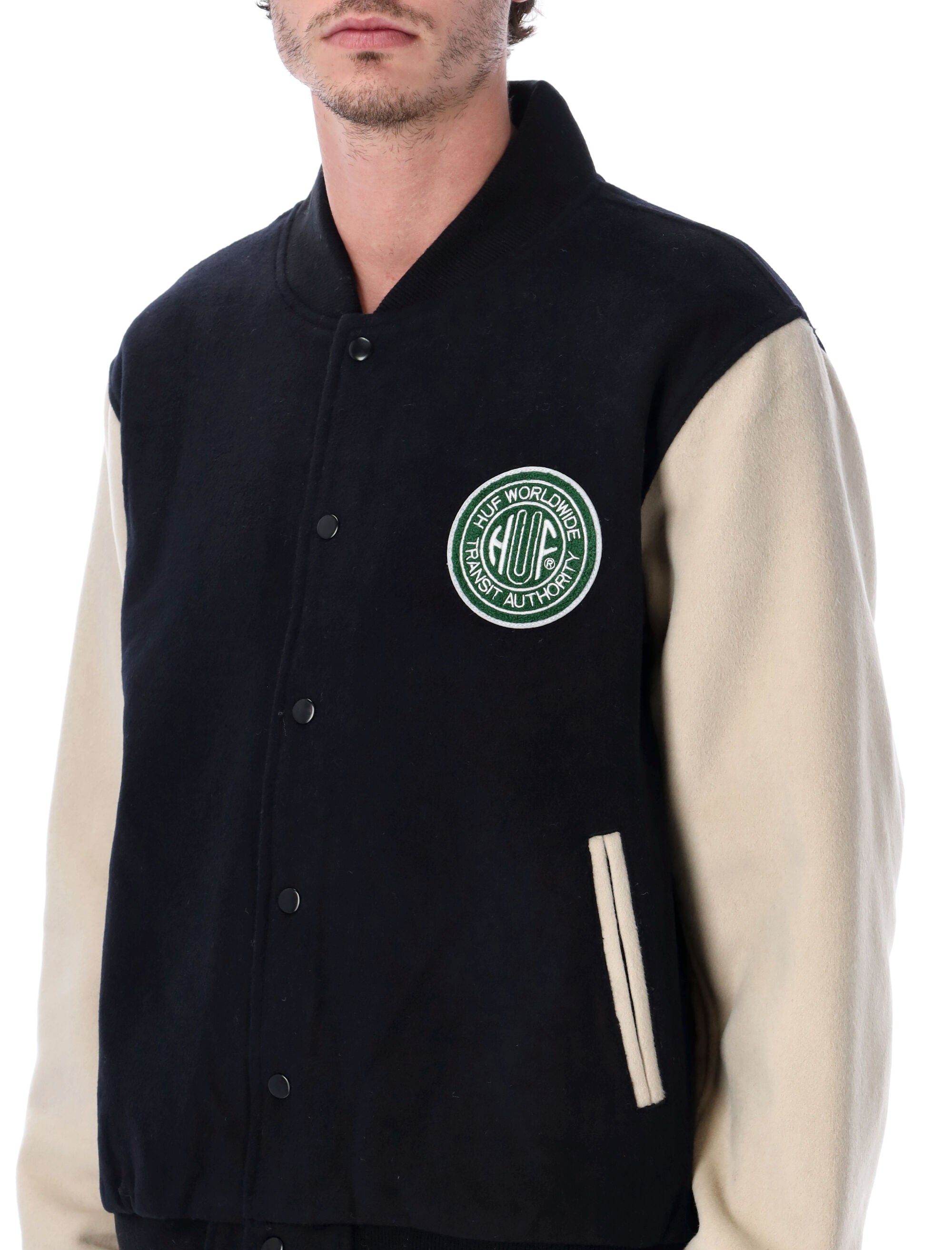 HUF Global Transit Varsity Jacket - Size L