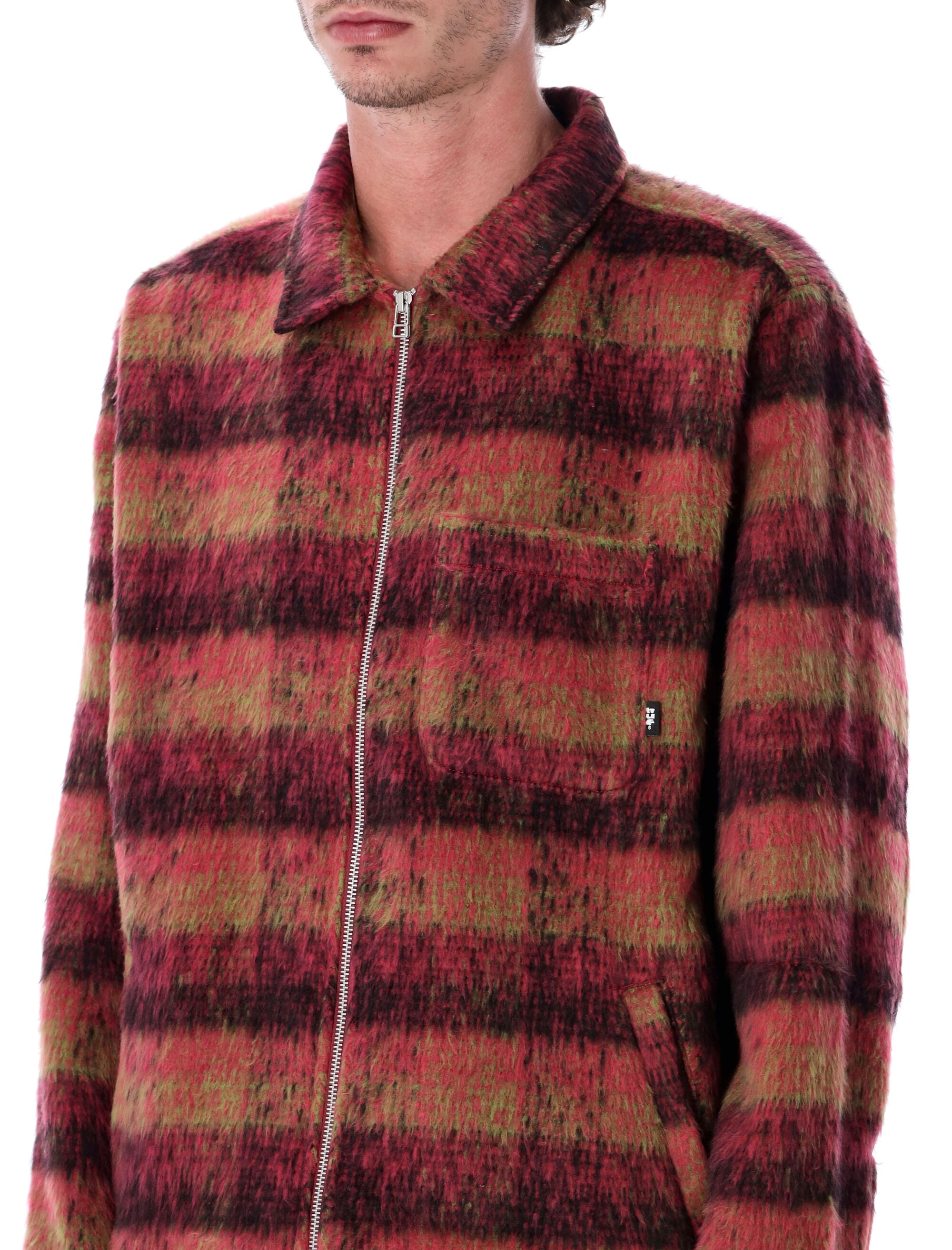 HUF MegaBlast Plaid Fuzzy Jacket - Relaxed Fit