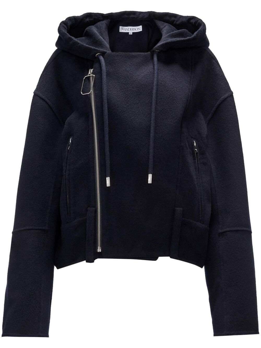 JW ANDERSON Hooded Biker Jacket - Double Face Design