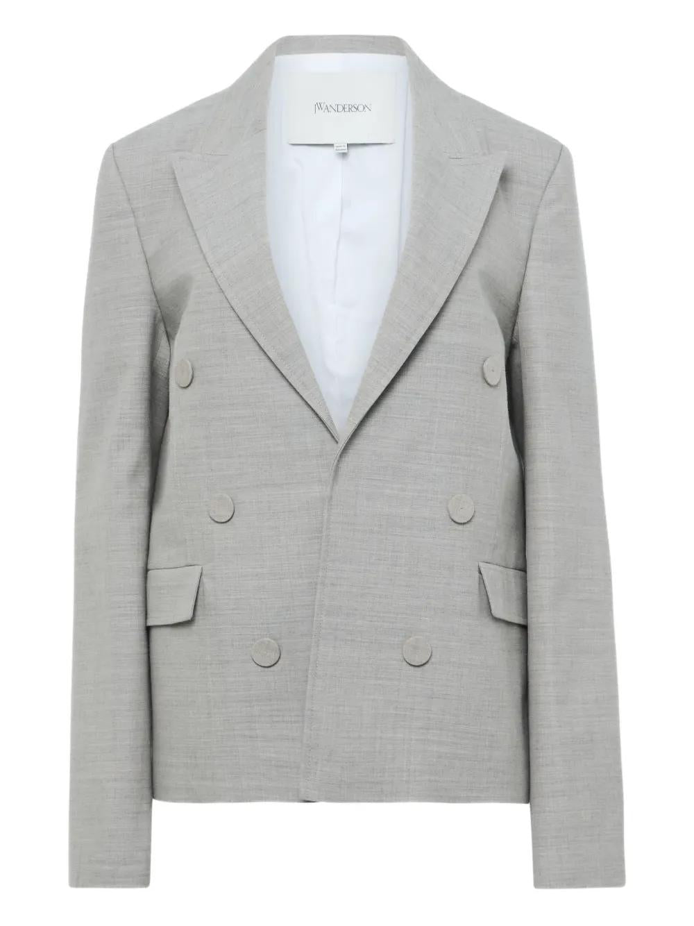 JW ANDERSON Double-Breasted Wool Blazer