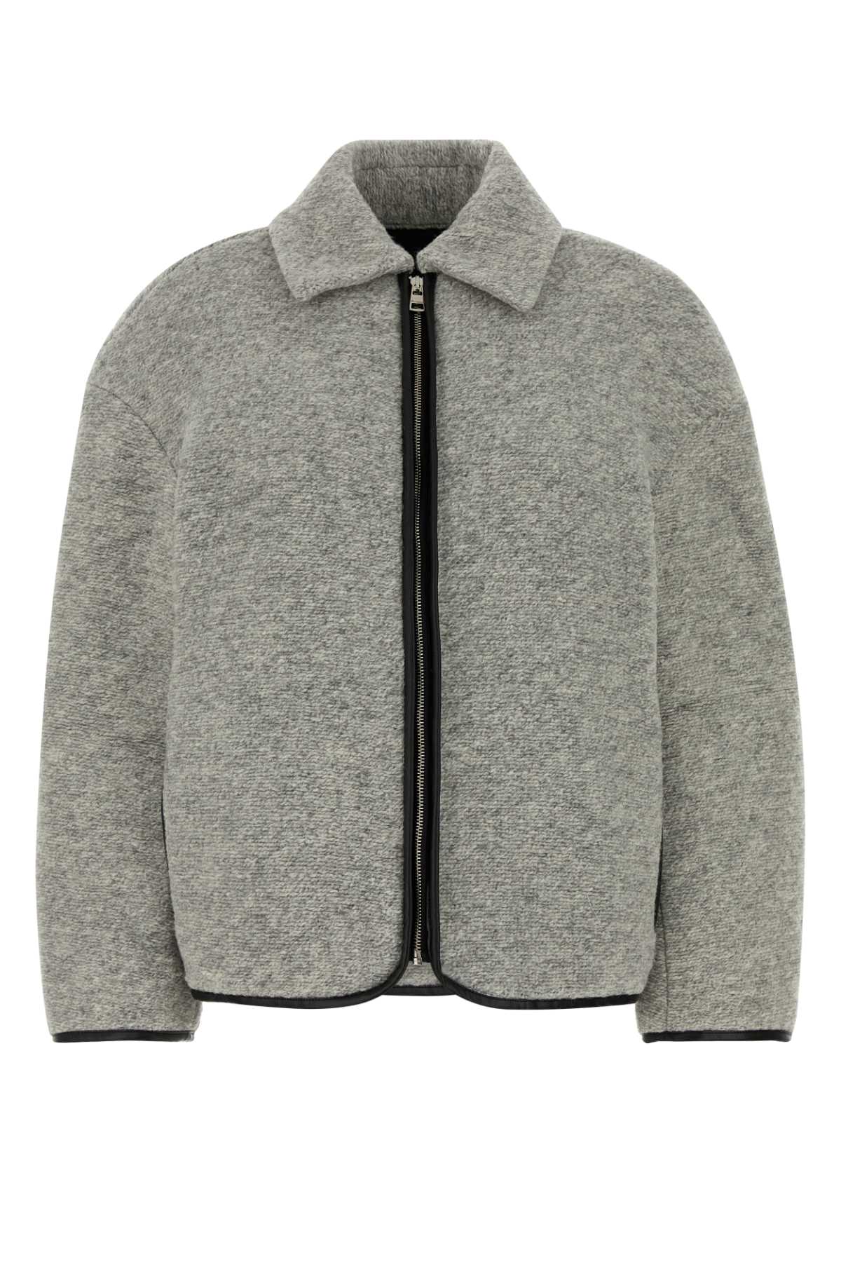 JW ANDERSON Wool Blend Jacket with Contrast Trim for Women