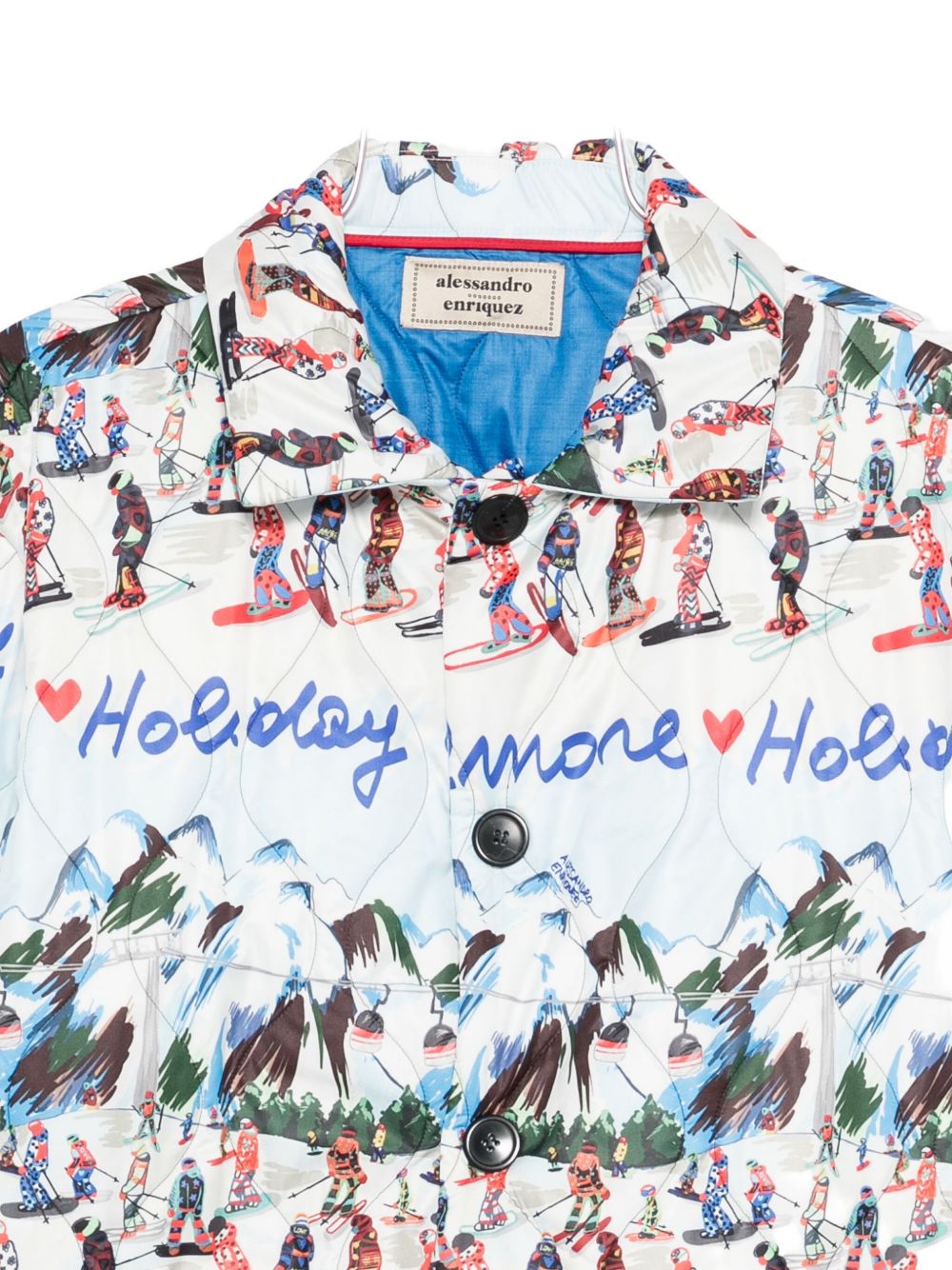 ALESSANDRO ENRIQUEZ Printed Quilted Jacket for Women