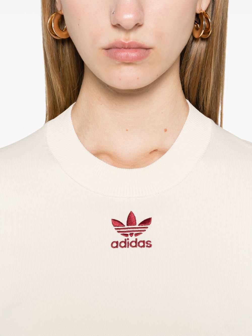 ADIDAS ORIGINALS Wales Bonner Mini Knit CB Short Sleeve Top