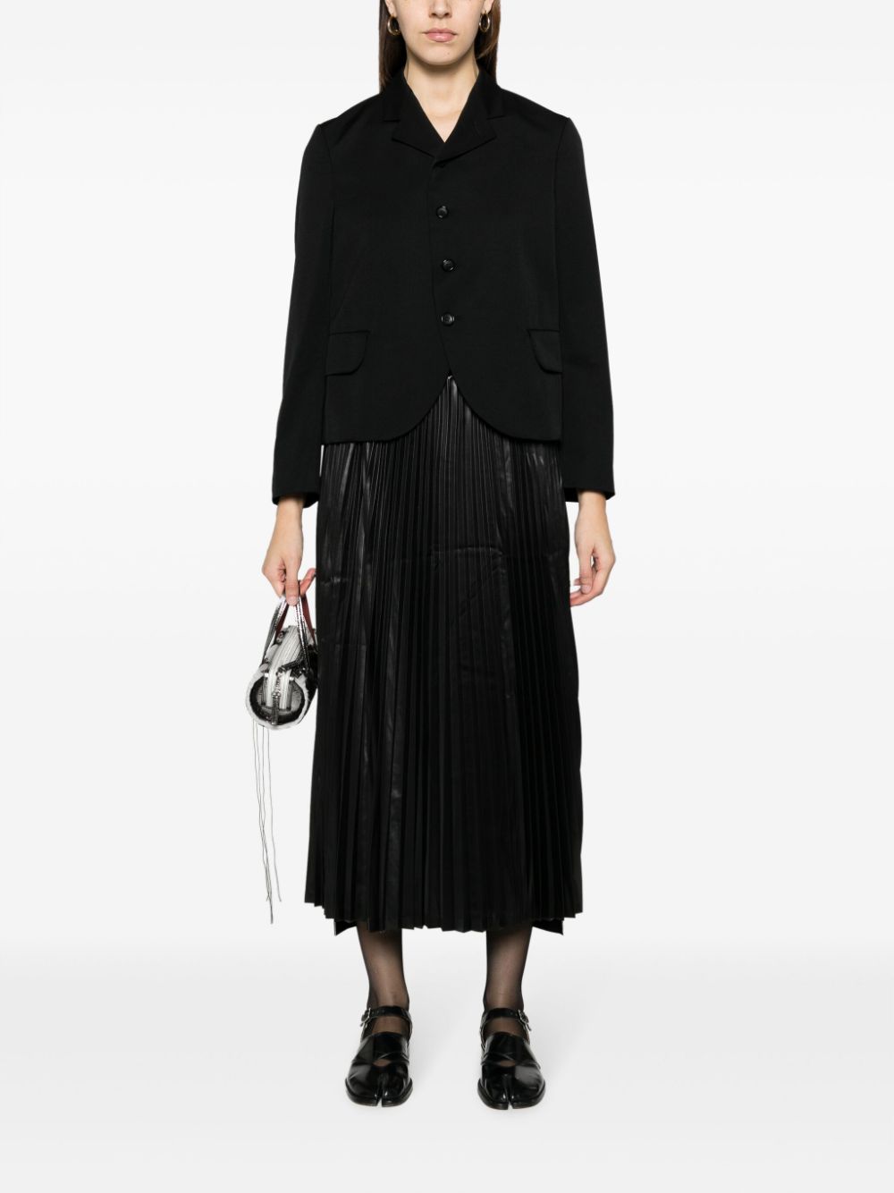JUNYA WATANABE Layered Design Pleated Trousers for Women