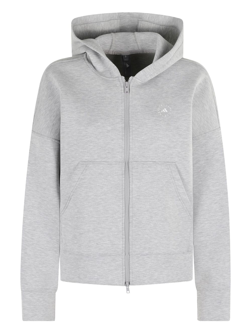 ADIDAS BY STELLA MCCARTNEY Hooded Logo Sweatshirt with Zip Fastening for Women