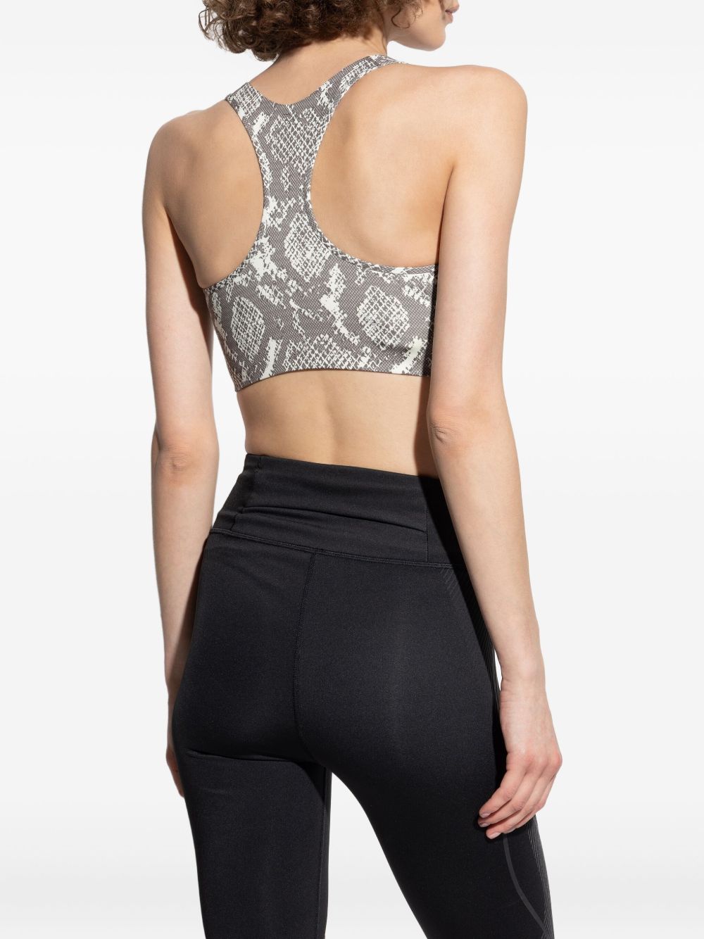 ADIDAS BY STELLA MCCARTNEY Printed Gym Bra with Racer Back for Women