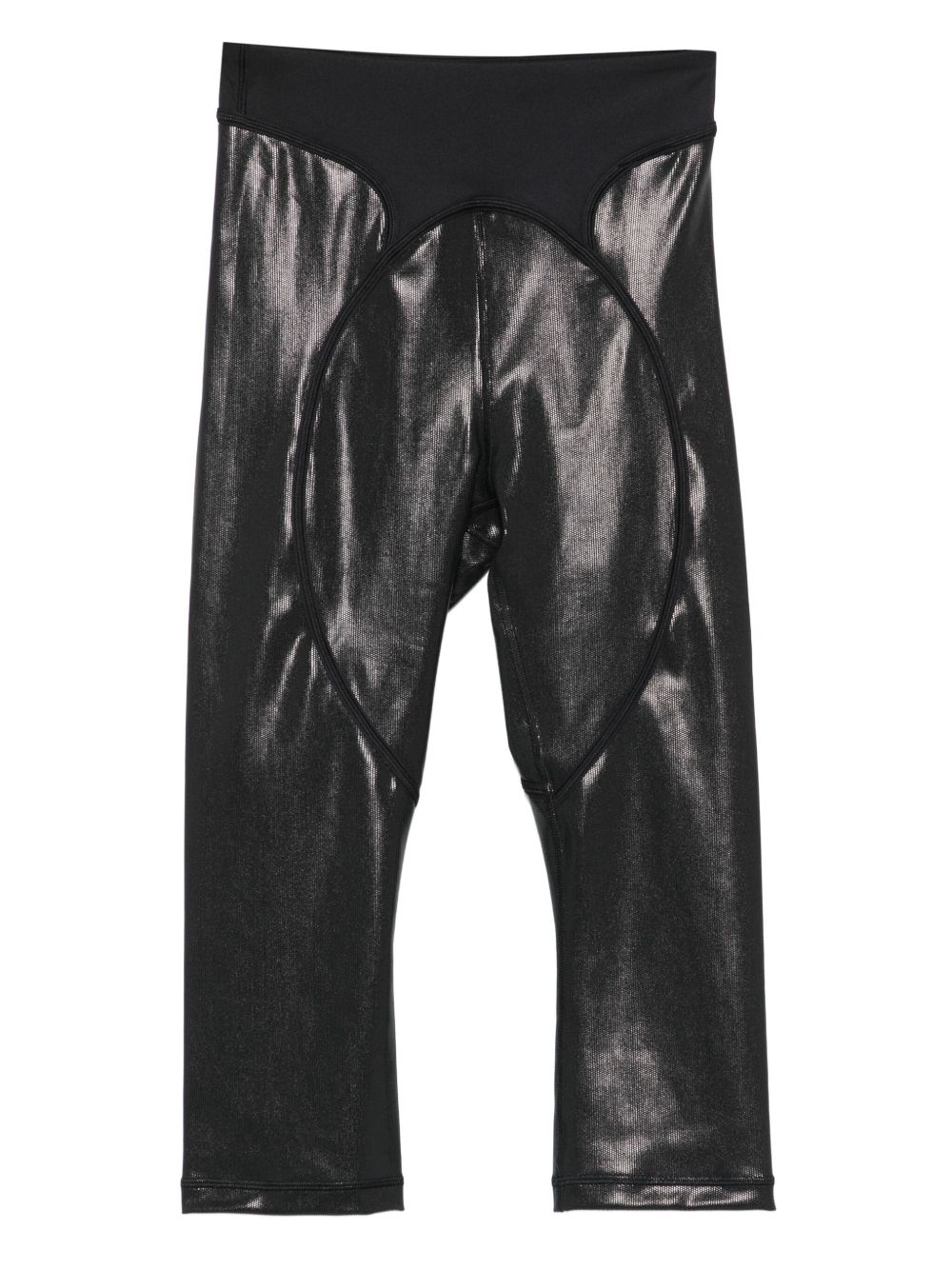 ADIDAS BY STELLA MCCARTNEY High Waist Metallic Panelled Trousers