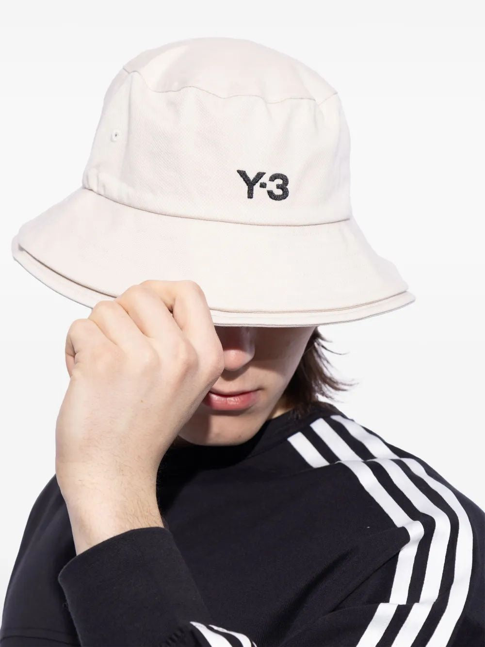 Y-3 Striped B Hat for Men