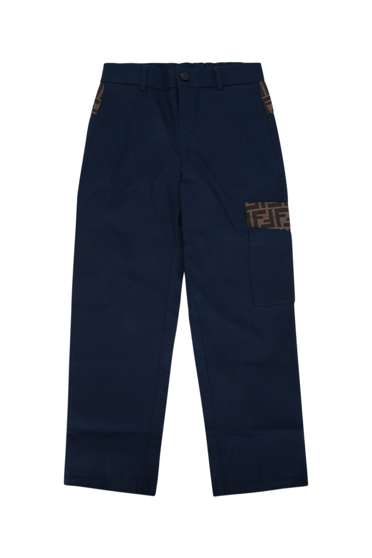 FENDI KIDS Mini Boy's Heavy Gabardine Trousers