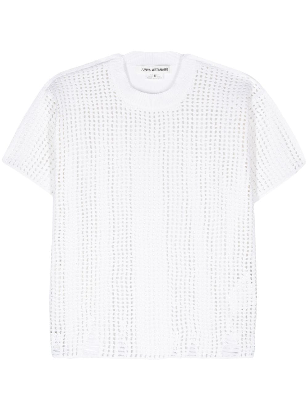 JUNYA WATANABE Open-Knit Crewneck T-Shirt