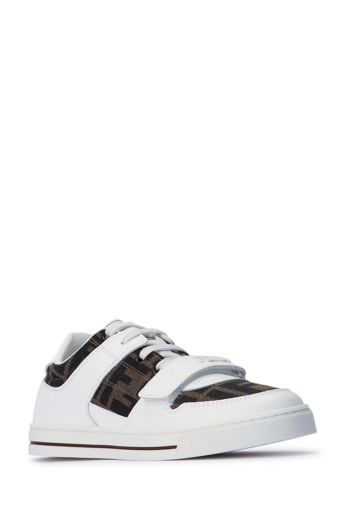 FENDI KIDS Boys' Stylish Sneakers - Vitello & Tess Jacquard