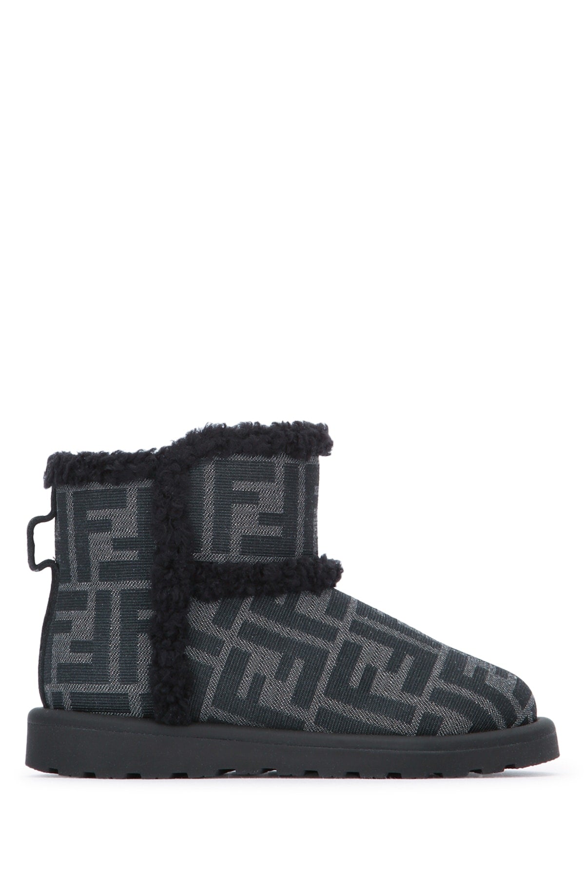 FENDI KIDS Mini Soft Fabric Jacquard Booties for Girls