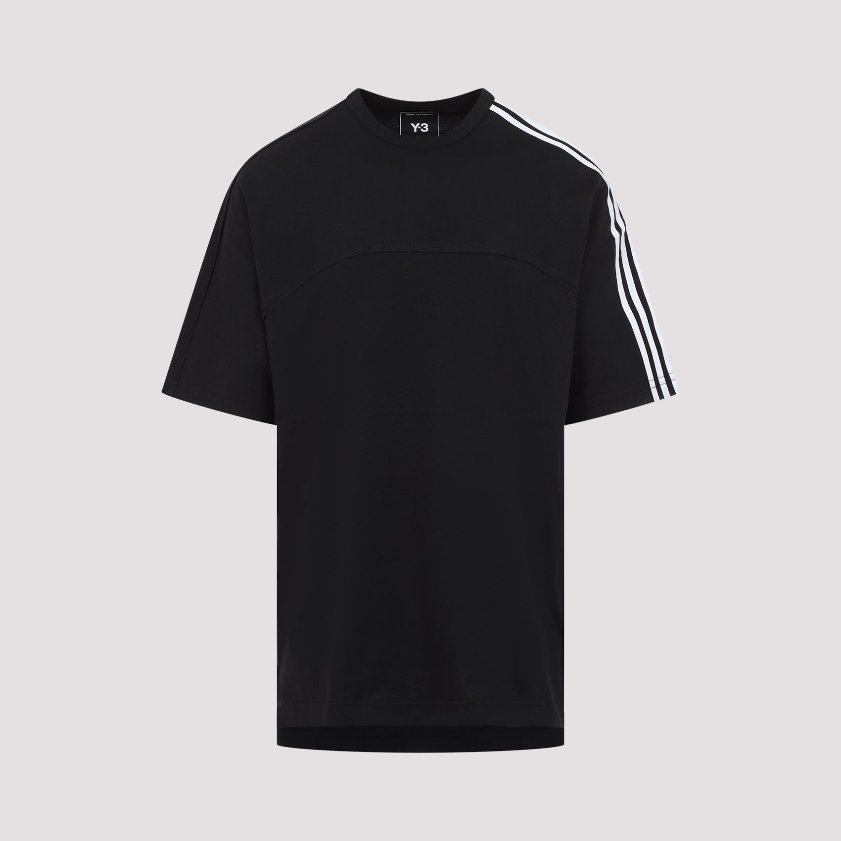 Y-3 Men's Mini 3 Stripe Short Sleeve Tee