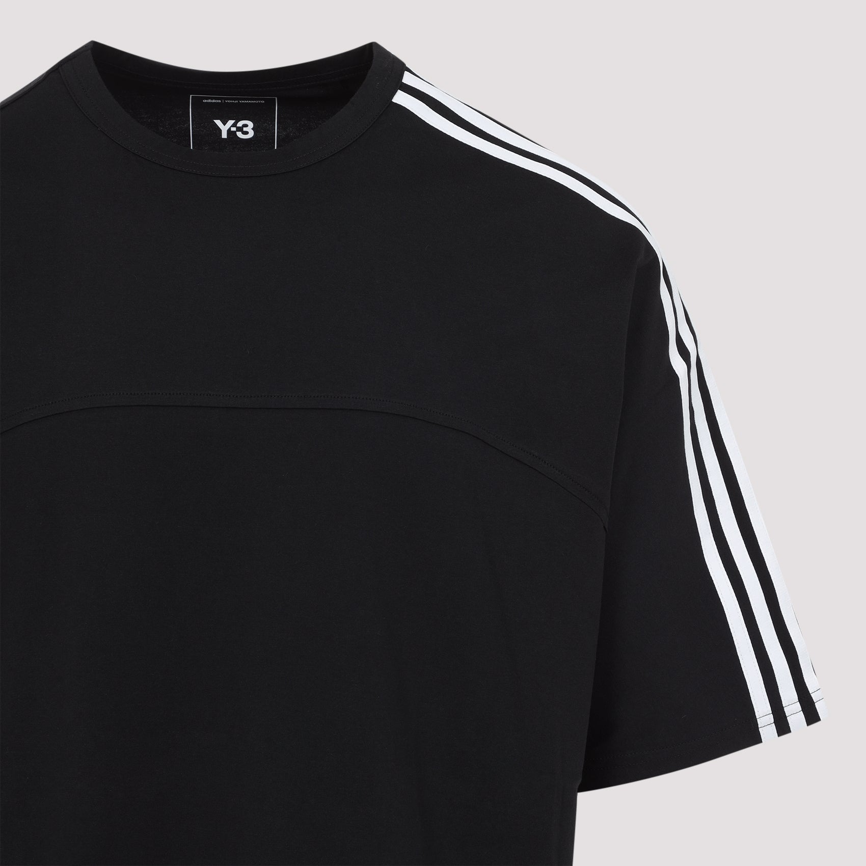 Y-3 Men's Mini 3 Stripe Short Sleeve Tee