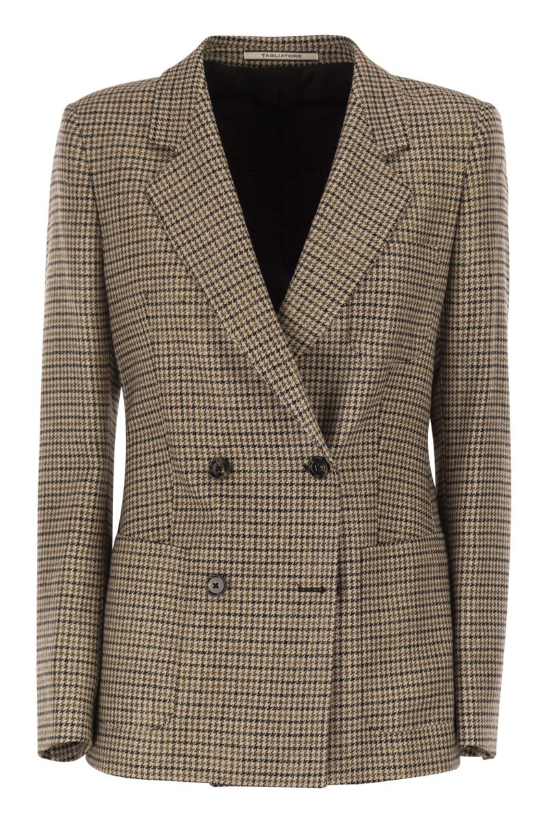 TAGLIATORE Patterned Double-Breasted Jacket - Women's