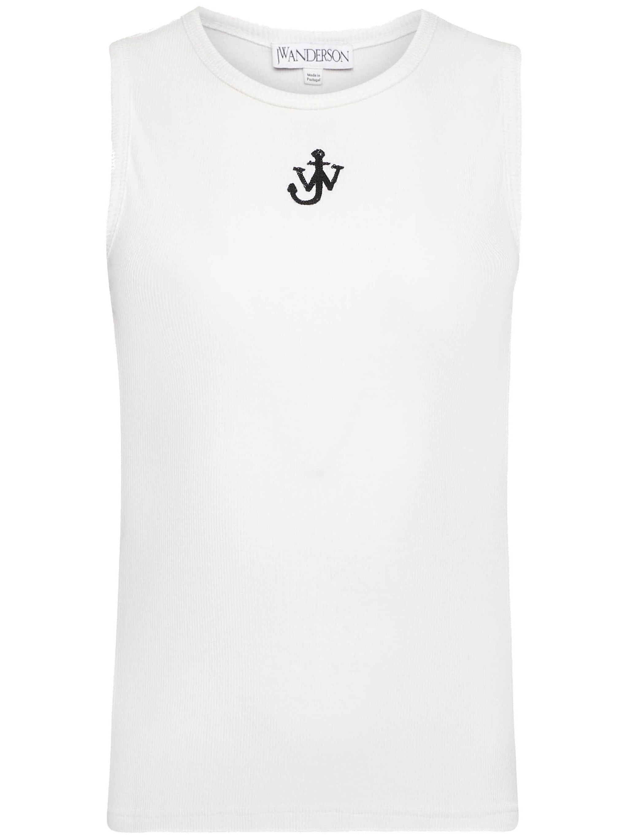 JW ANDERSON Embroidered Anchor Tank Top