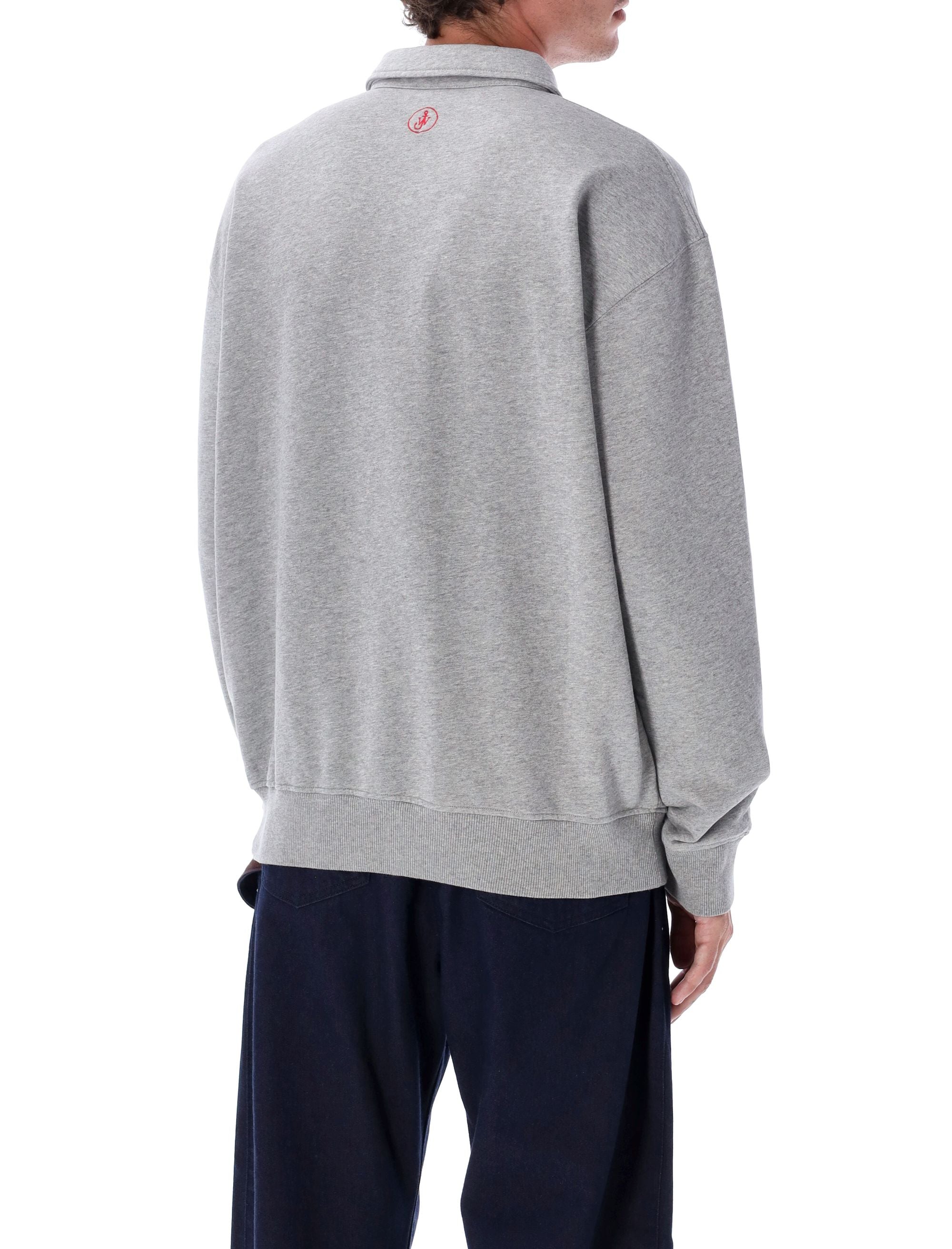 JW ANDERSON Fleece Polo Shirt - Men's Medium