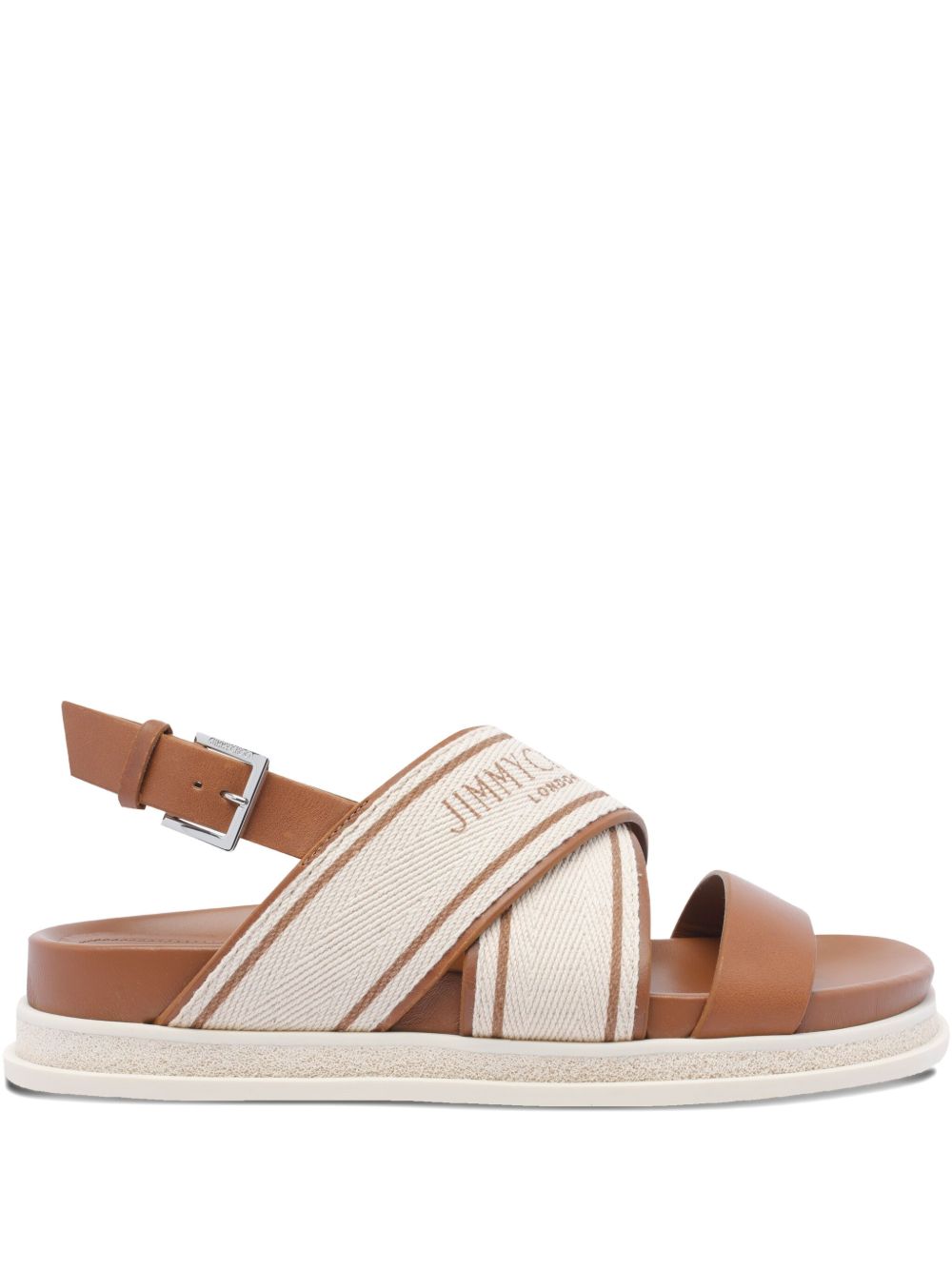 JIMMY CHOO Elegant Slingback Flat Sandal