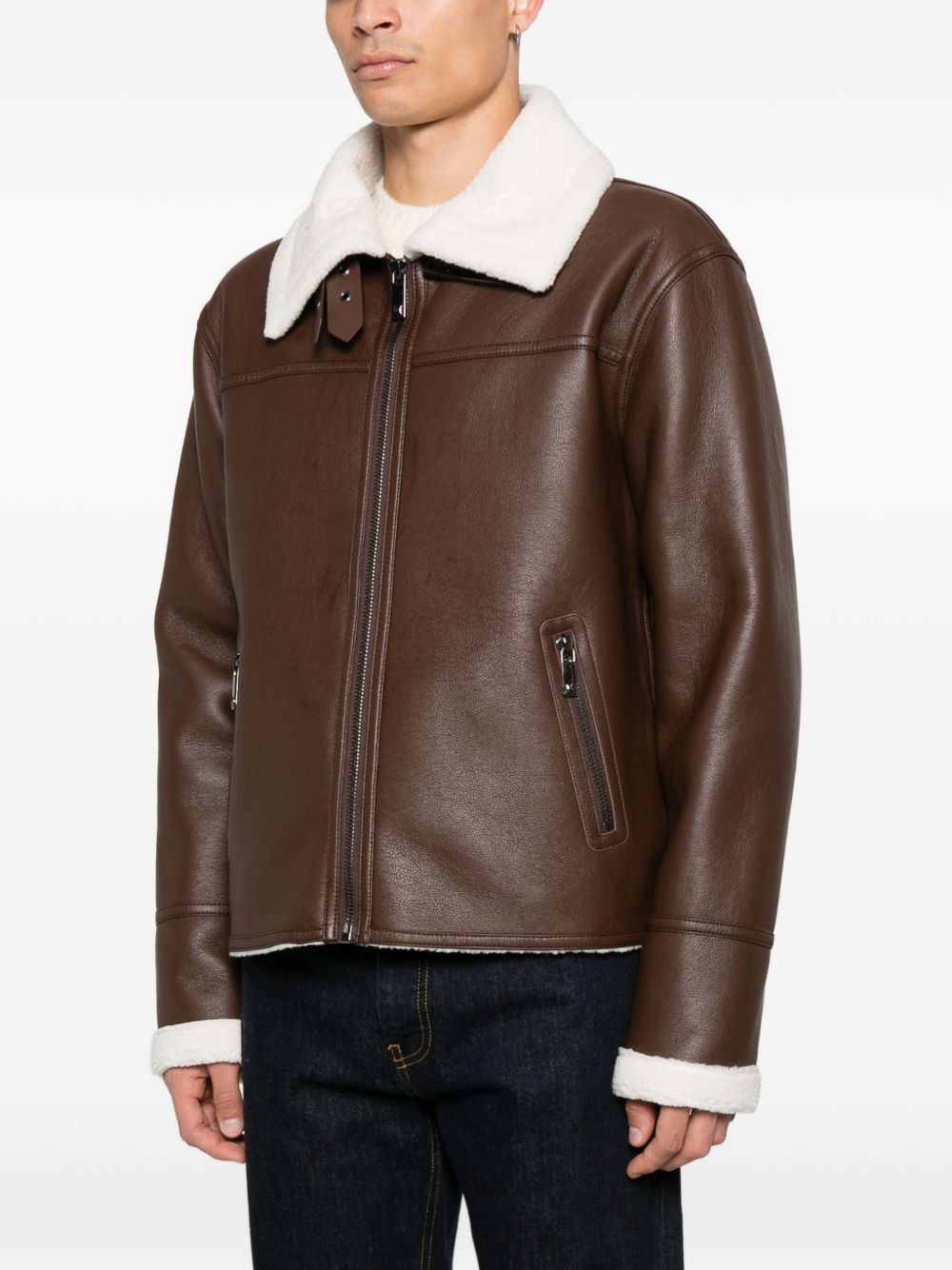 JOHN RICHMOND Sophisticated Brown Jacket for Men