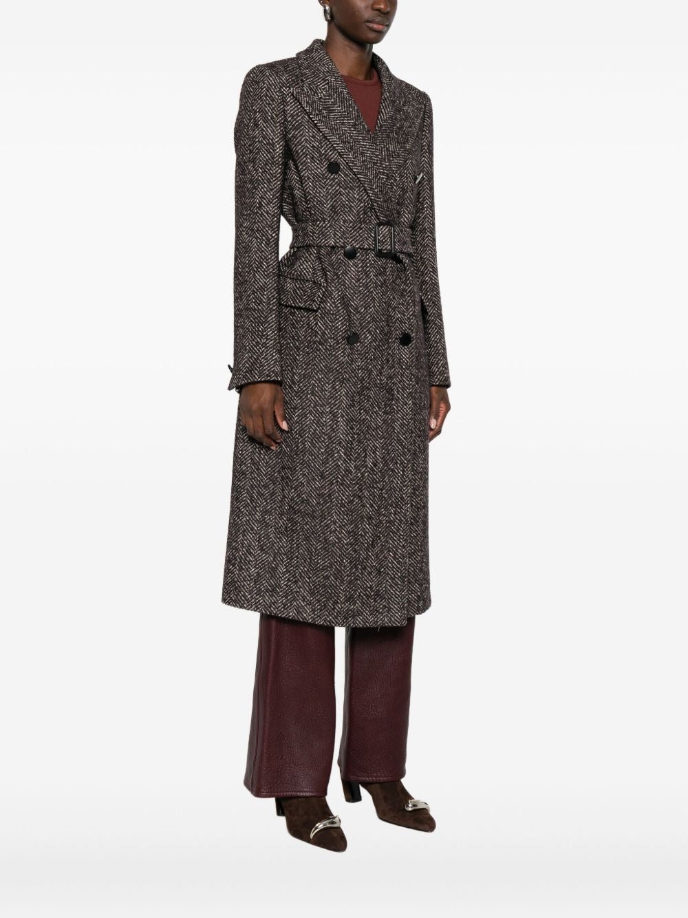 TAGLIATORE Wool Blend Double-Breasted Jacket
