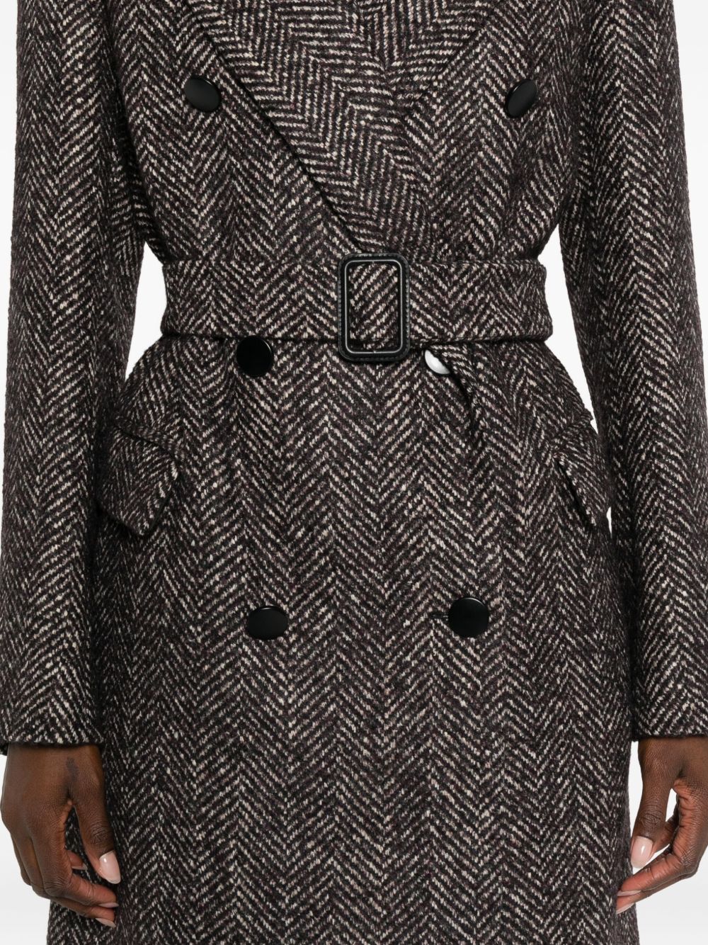 TAGLIATORE Wool Blend Double-Breasted Jacket