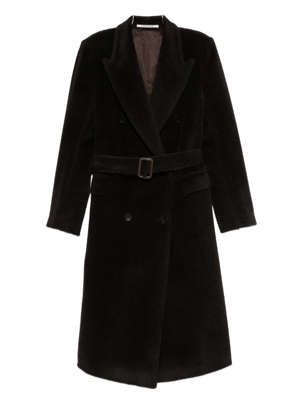 TAGLIATORE Wool Double-Breasted Jacket with Belted Waist - FW25