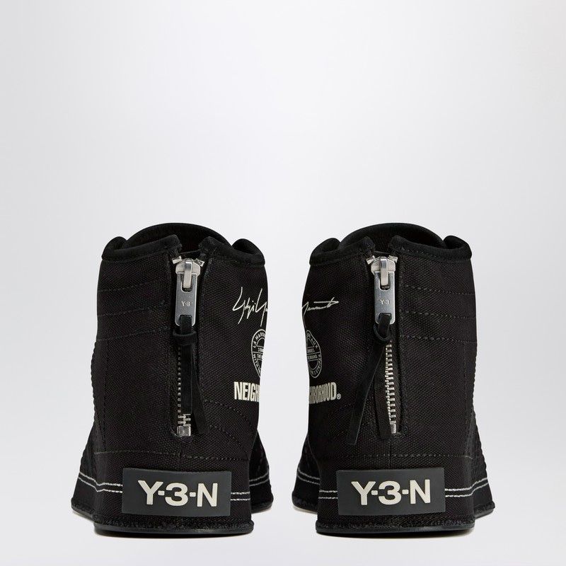 Y-3 X NEIGHBORHOOD Canvas Sneaker with Back Zip Closure for Men