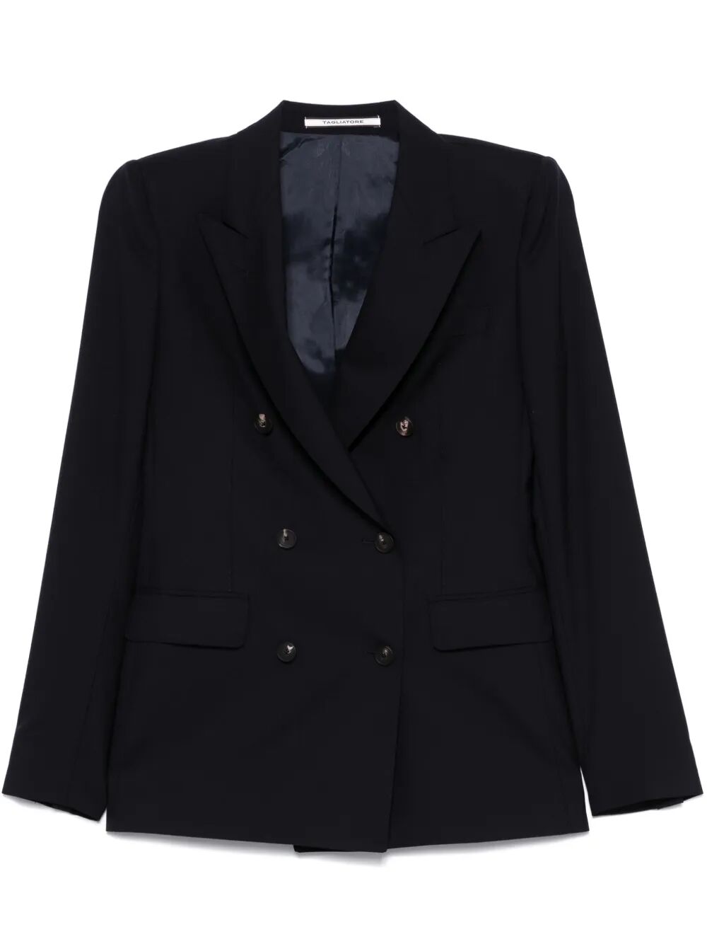 TAGLIATORE Double-Breasted Wool Blazer for Women