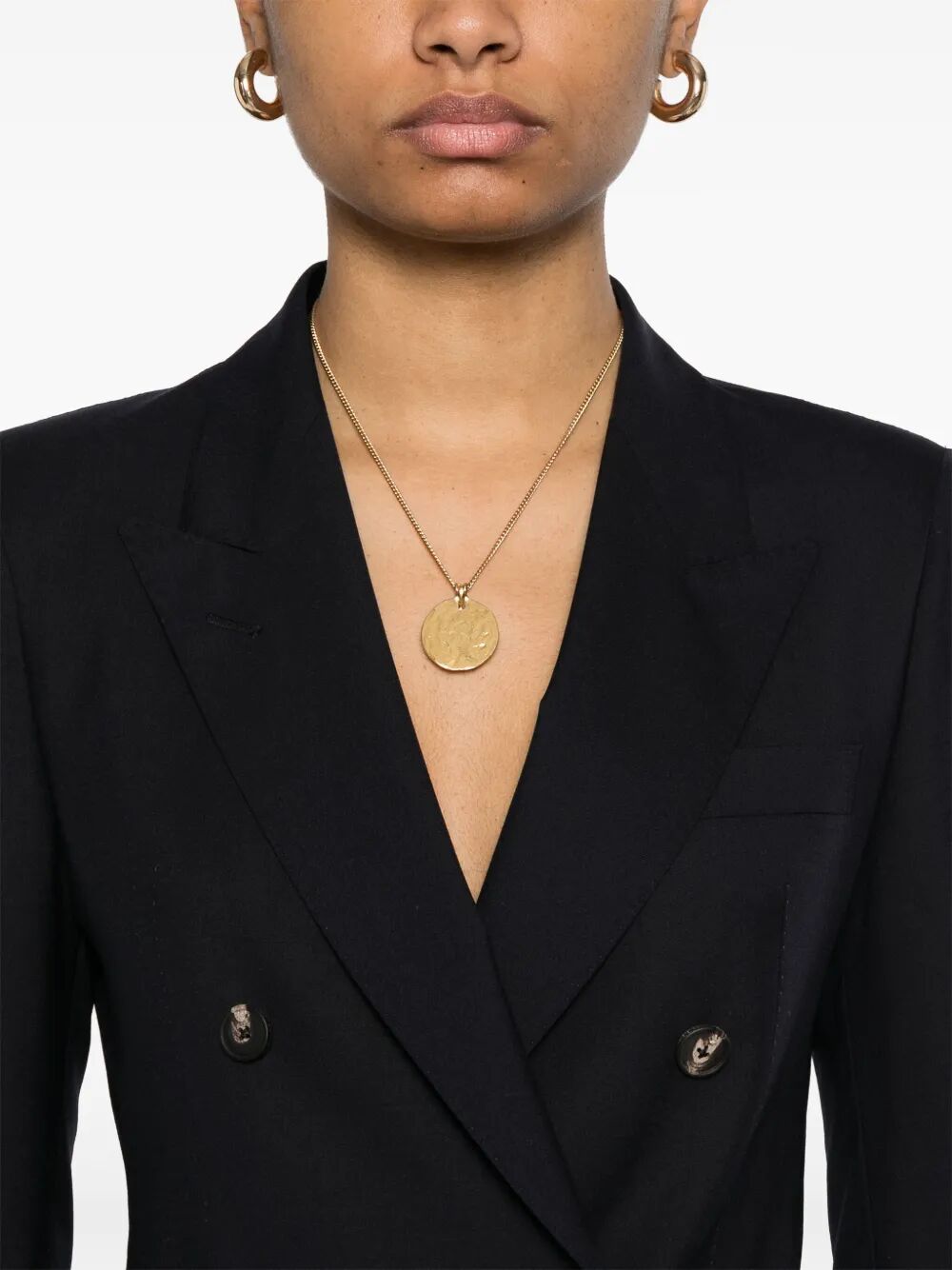 TAGLIATORE Double-Breasted Wool Blazer for Women
