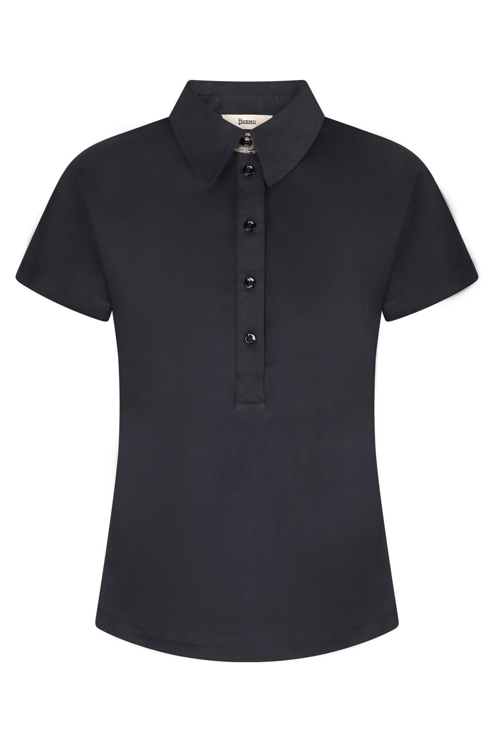 HERNO Short Sleeve Cotton Polo Shirt