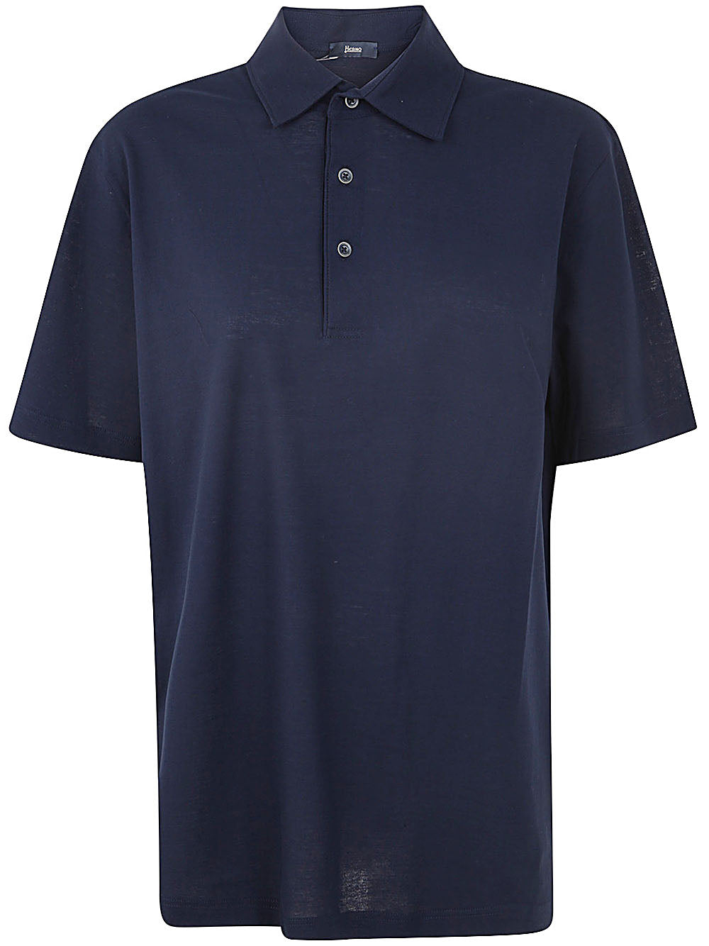 HERNO Men's Crepe Polo - SS24 Edition