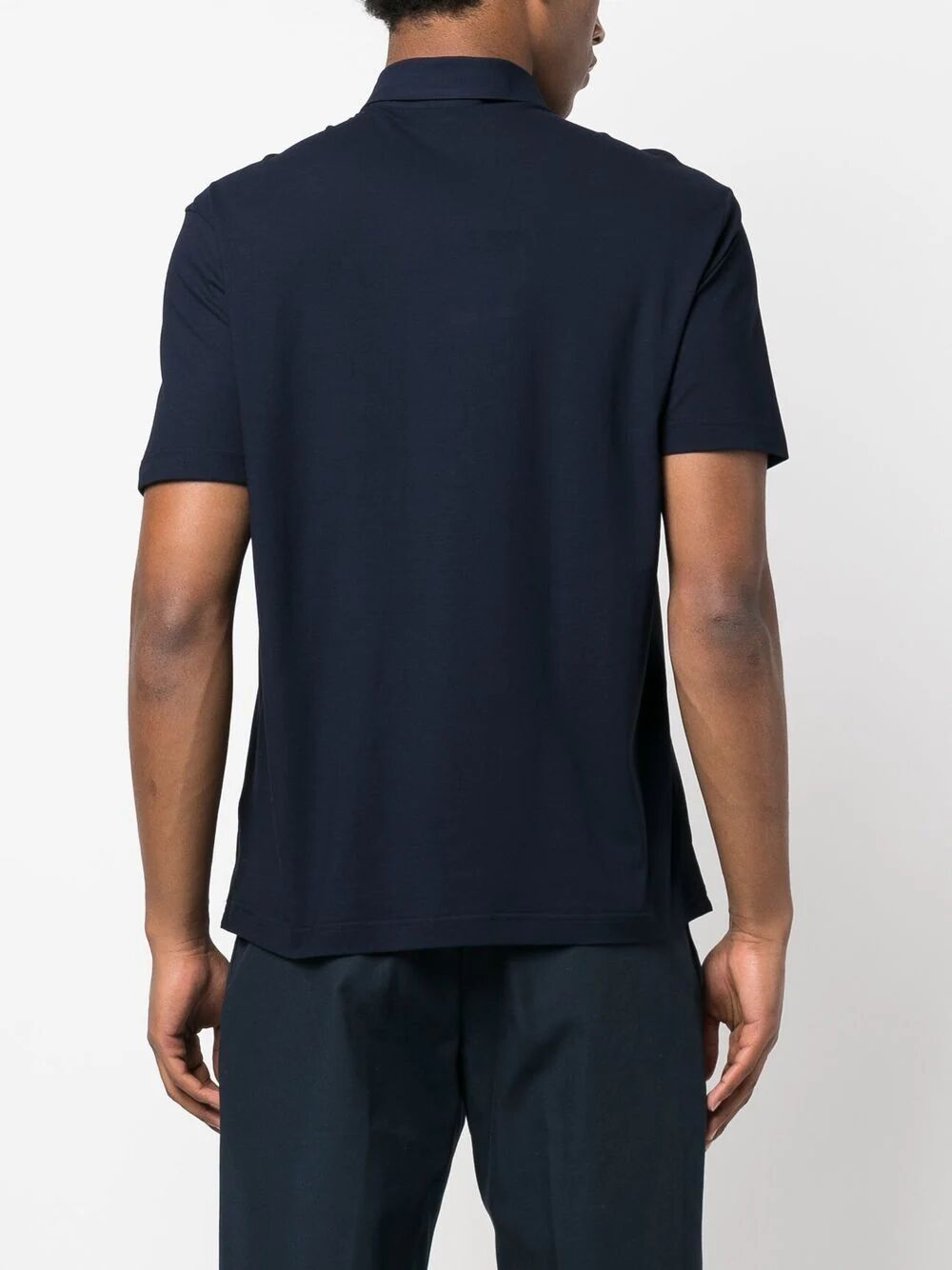 HERNO Men's Crepe Polo - SS24 Edition