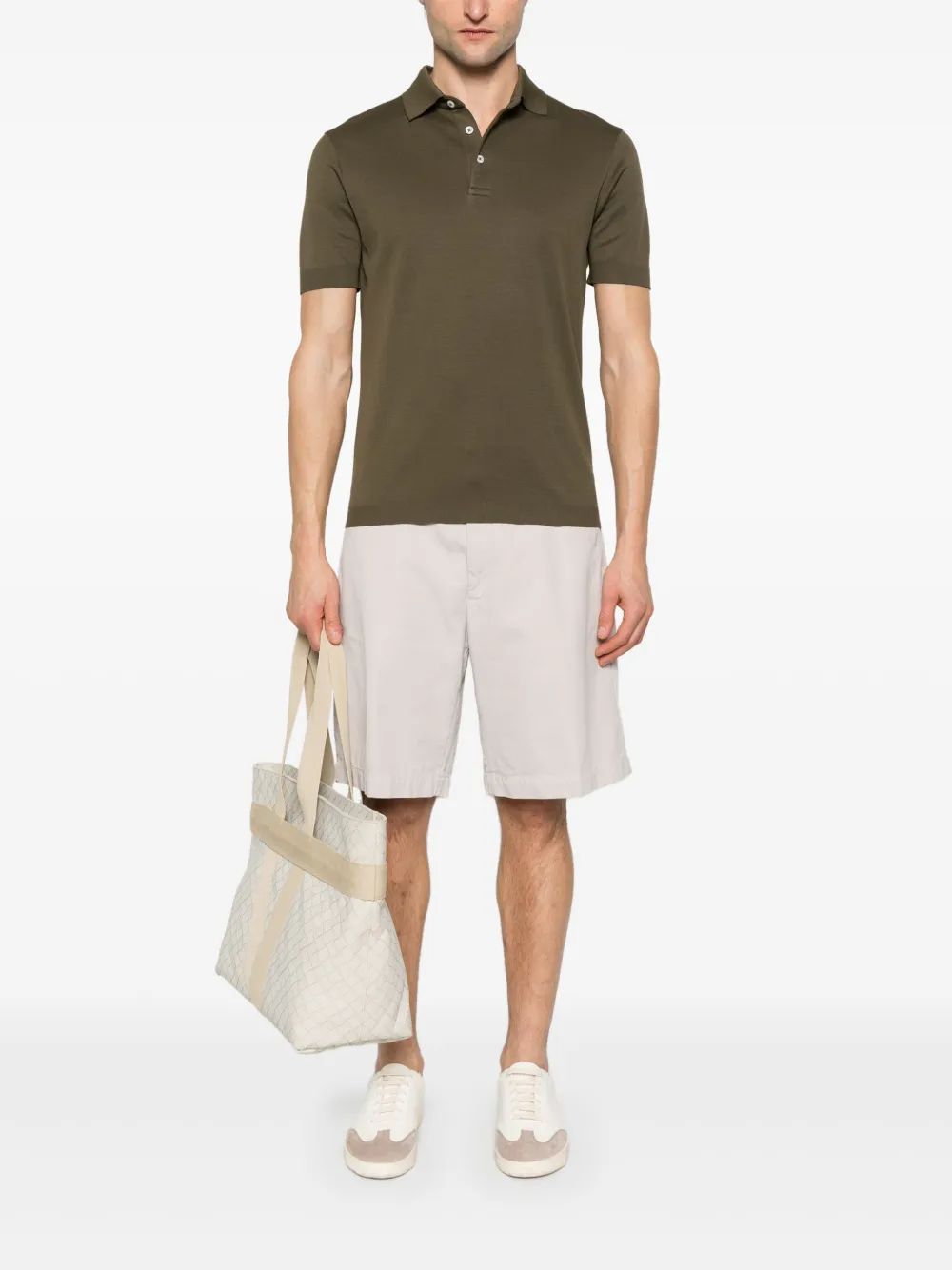 HERNO Men's Knit Polo Shirt - SS25 Collection