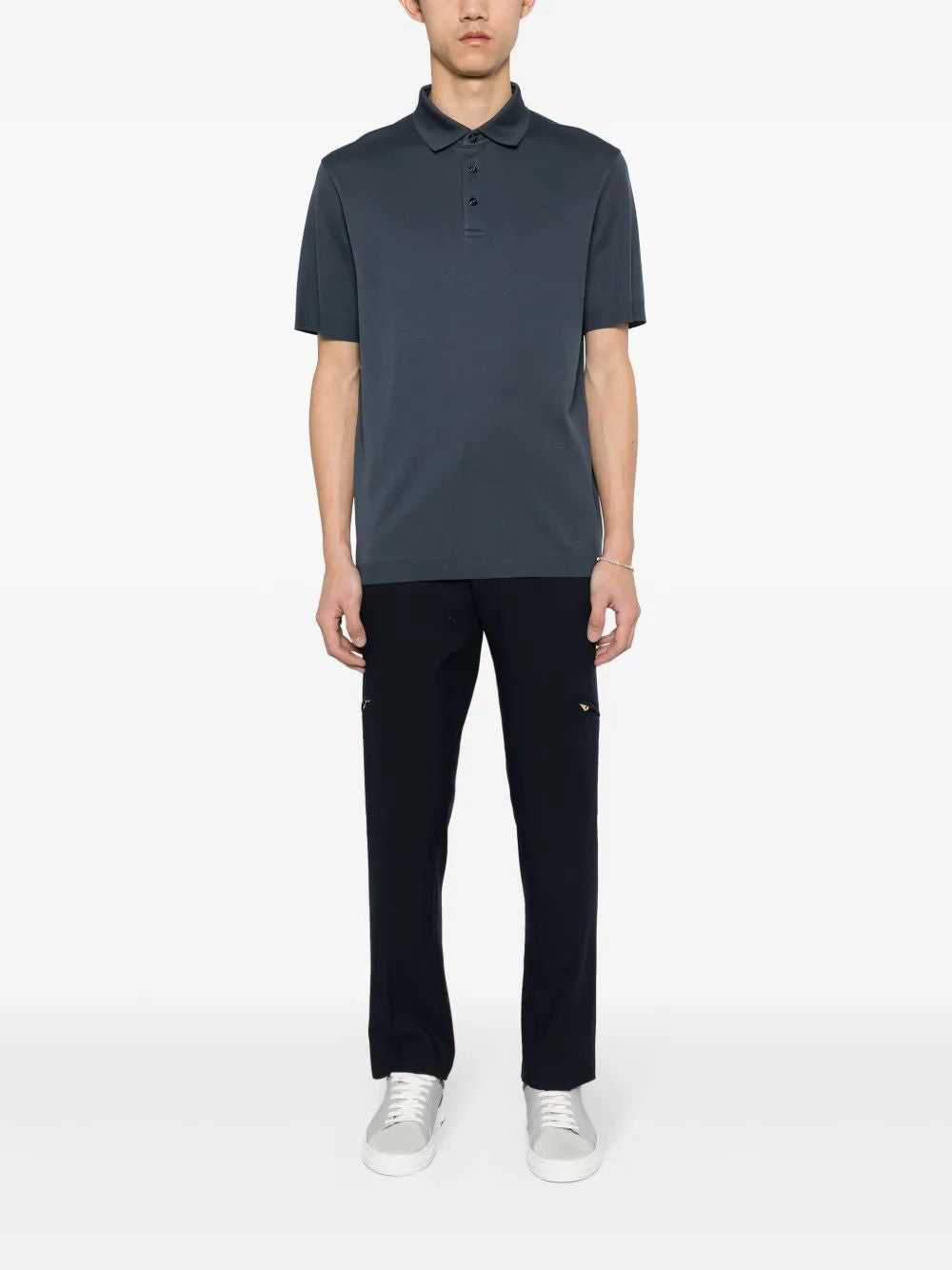 HERNO Men's Knit Polo Shirt - SS25 Collection