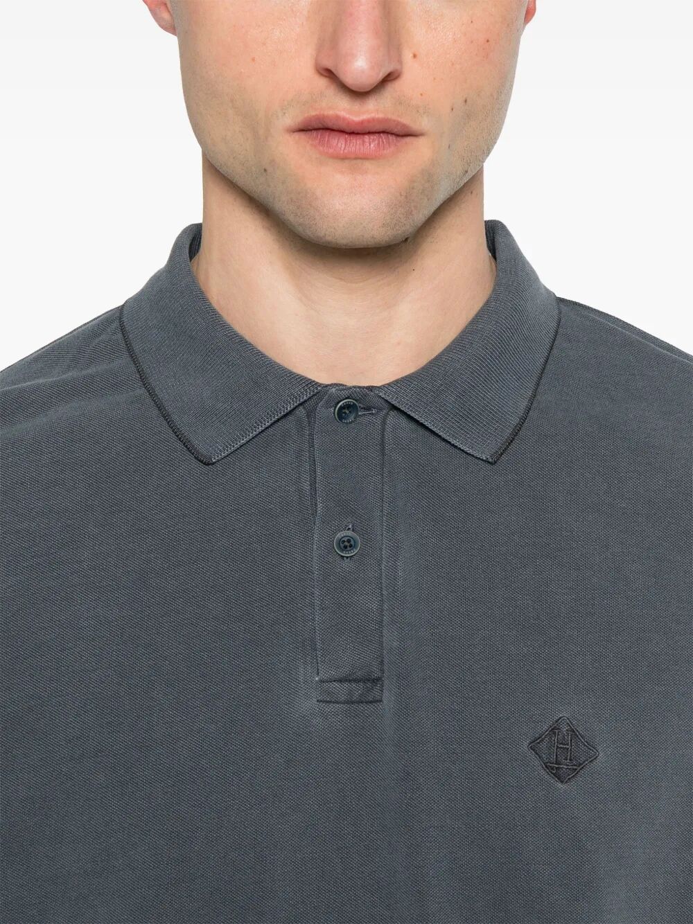 HERNO Men's Knit Polo Shirt - SS25 Collection