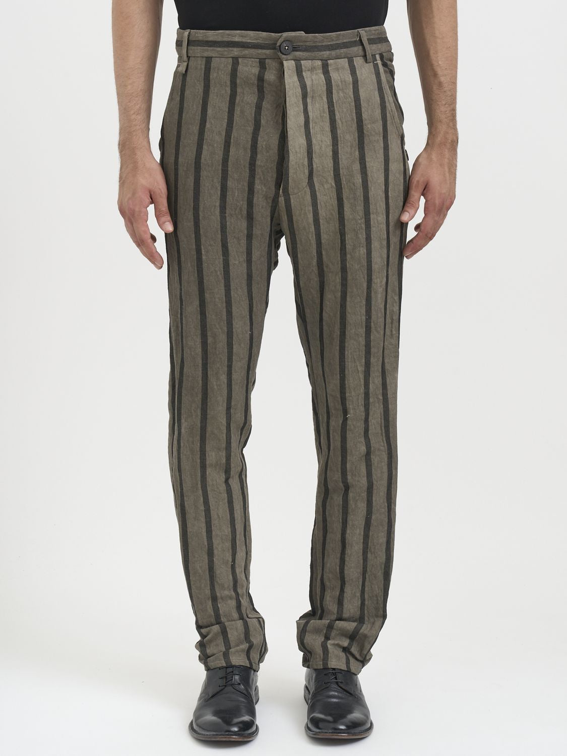 NOSTRASANTISSIMA Men's Striped Pants - Size 50