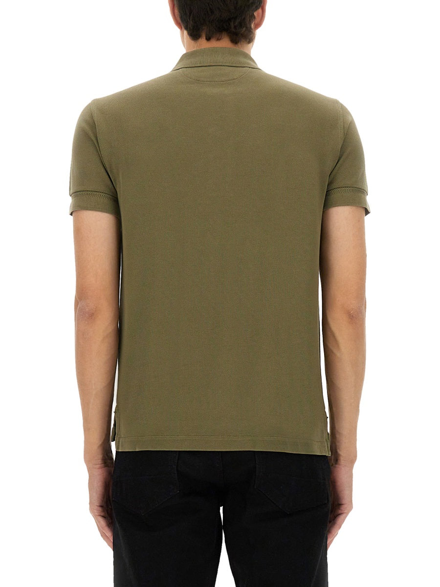 TOM FORD Lyocell Cotton Polo Shirt for Men - FW25 Collection