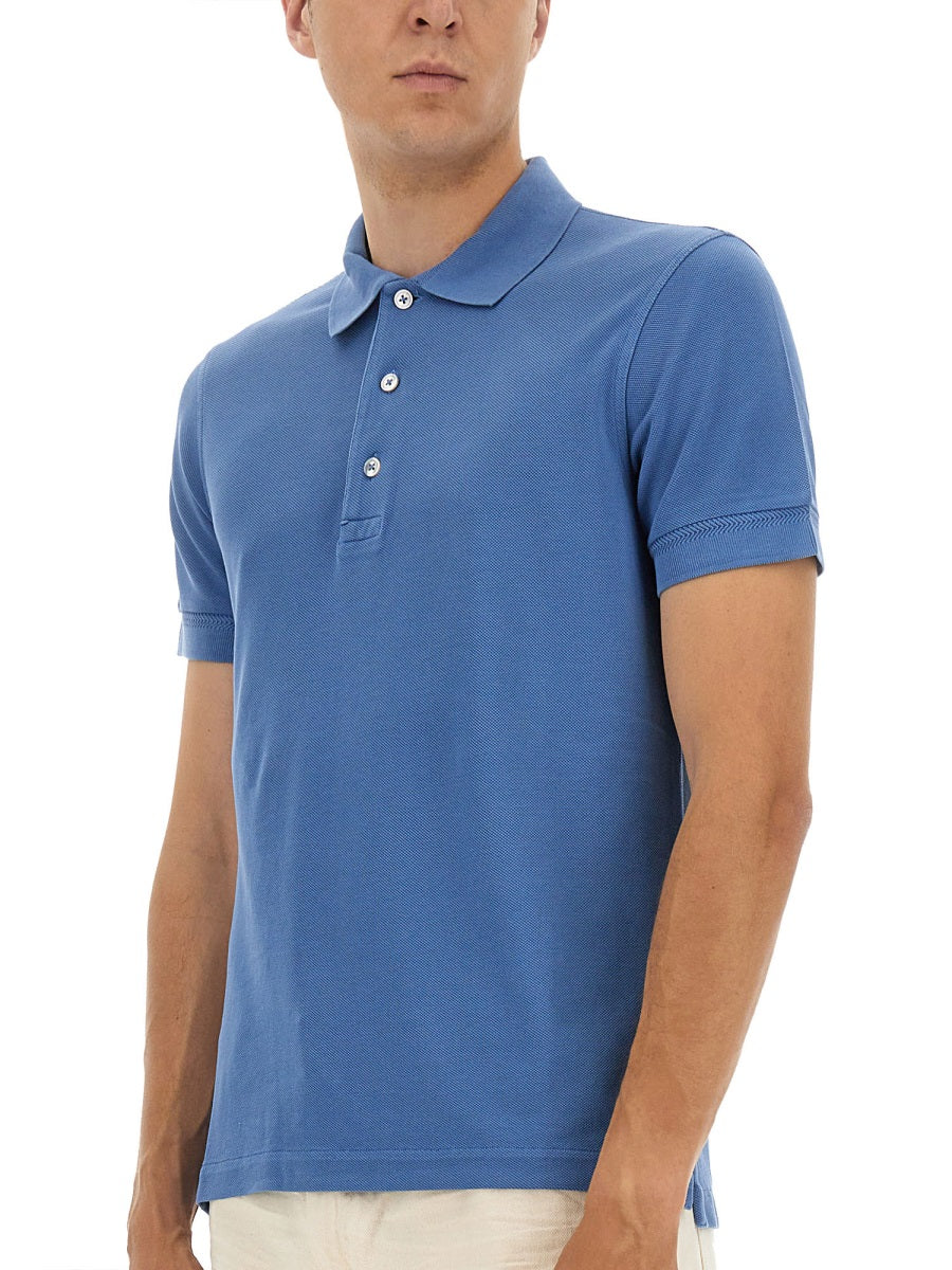 TOM FORD Lyocell Piquet Polo Shirt for Men