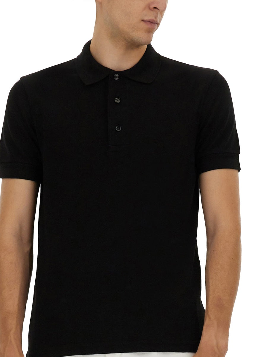 TOM FORD Cotton Blend Piqué Polo Shirt