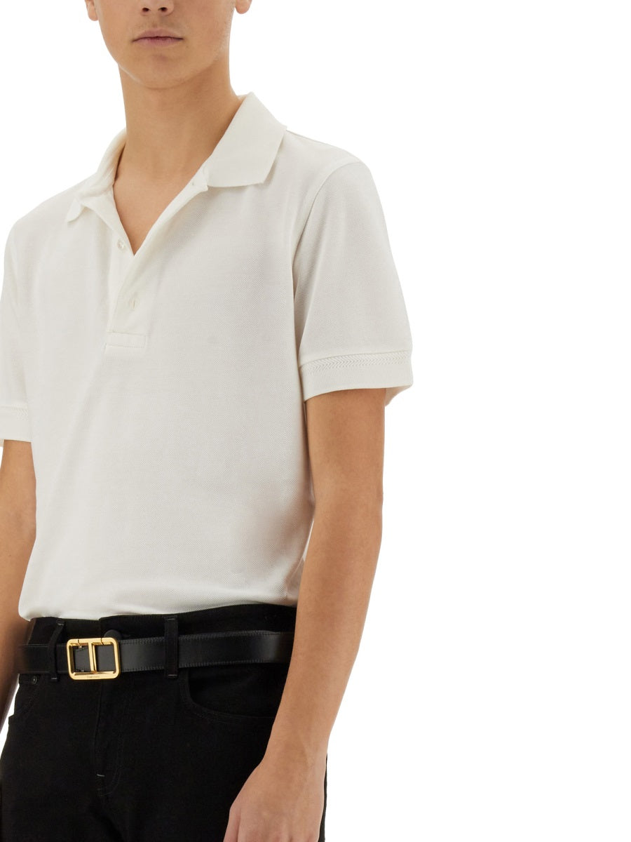 TOM FORD Piquet Polo (Size 48)