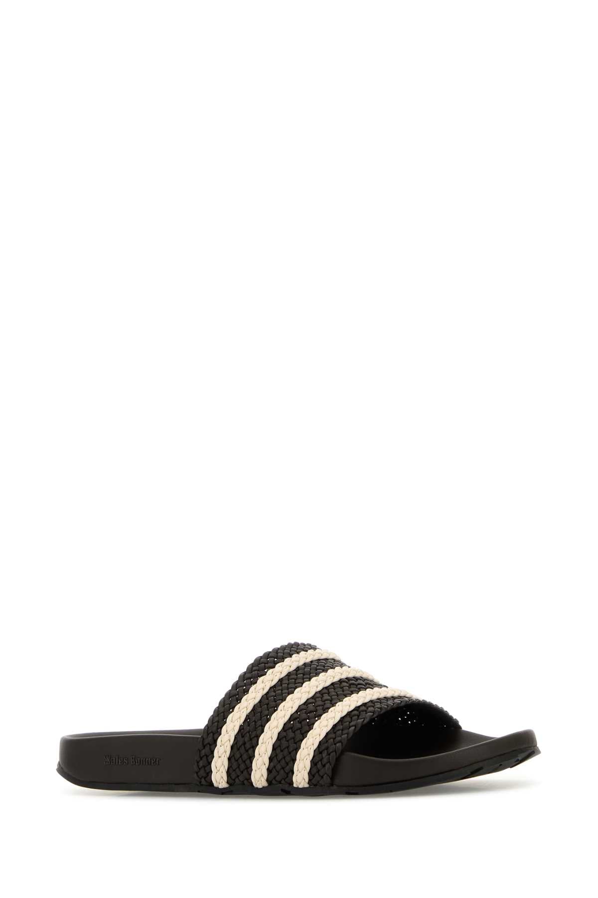 ADIDAS X WALES BONNER Men's Premium Leather Adilette Slippers