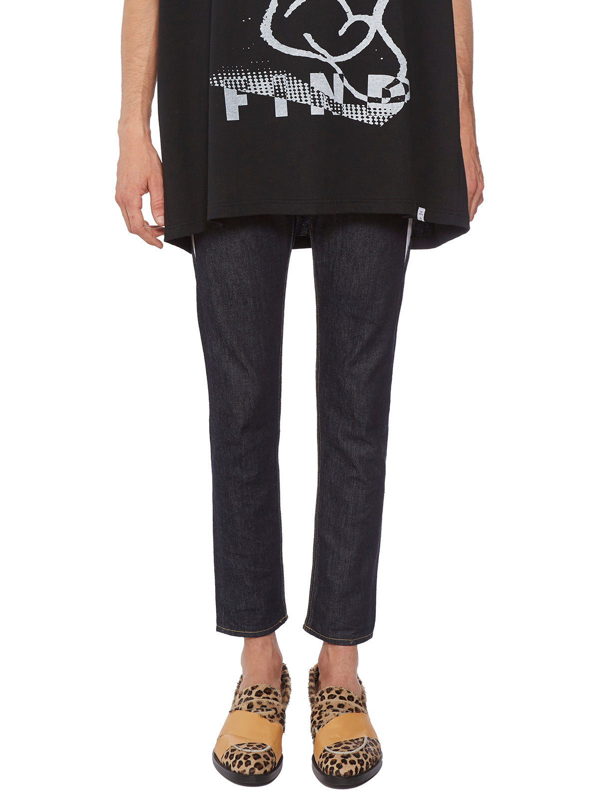 FACETASM Trendy Jeans with Colored Sideband - Size III