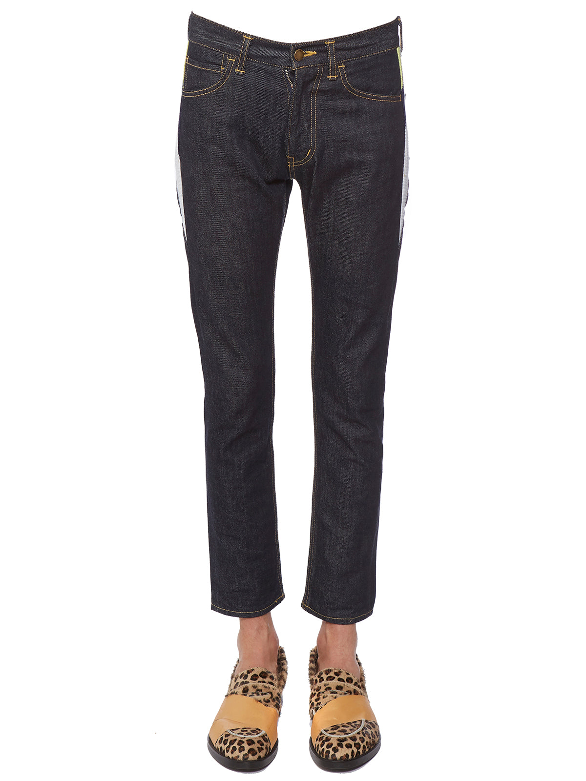 FACETASM Trendy Jeans with Colored Sideband - Size III