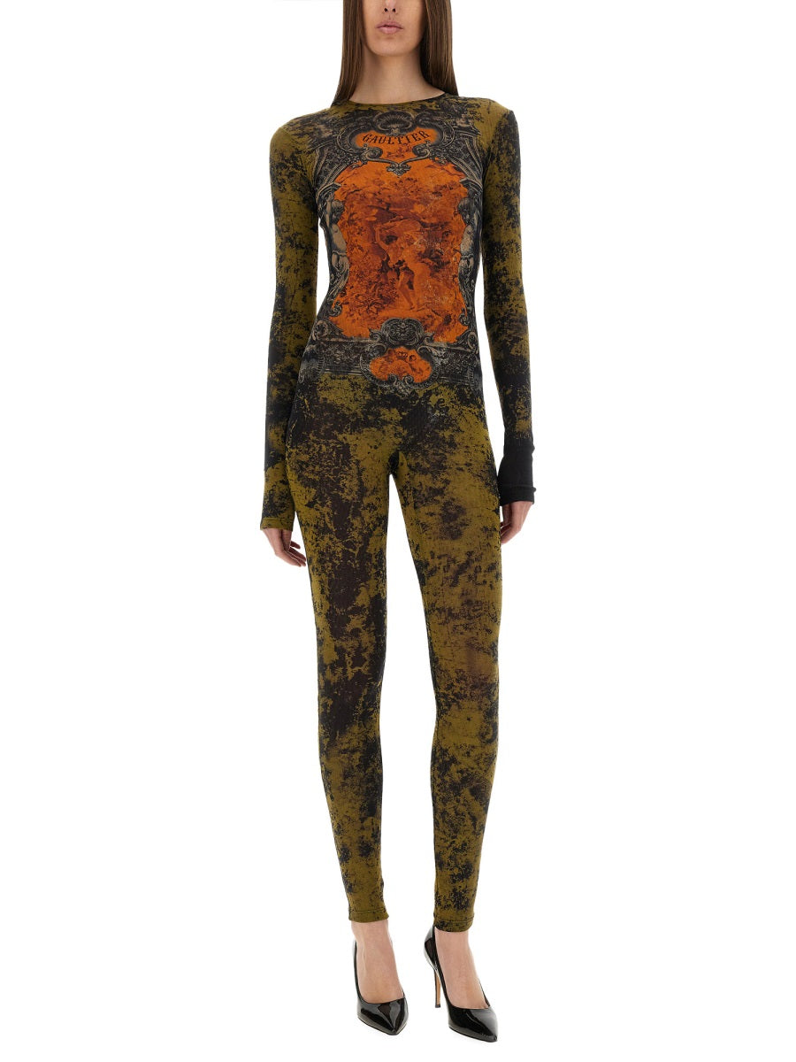 JEAN PAUL GAULTIER Slim Fit Catsuit S