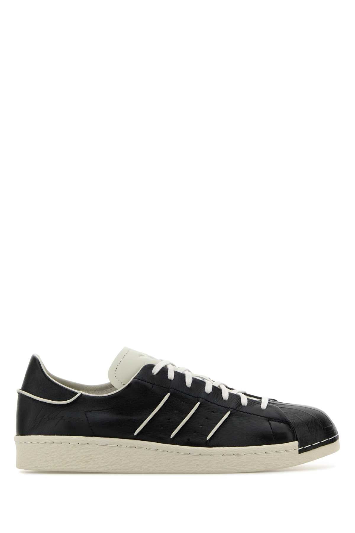 Y-3 Men's Leather And-3 Superstar Sneakers