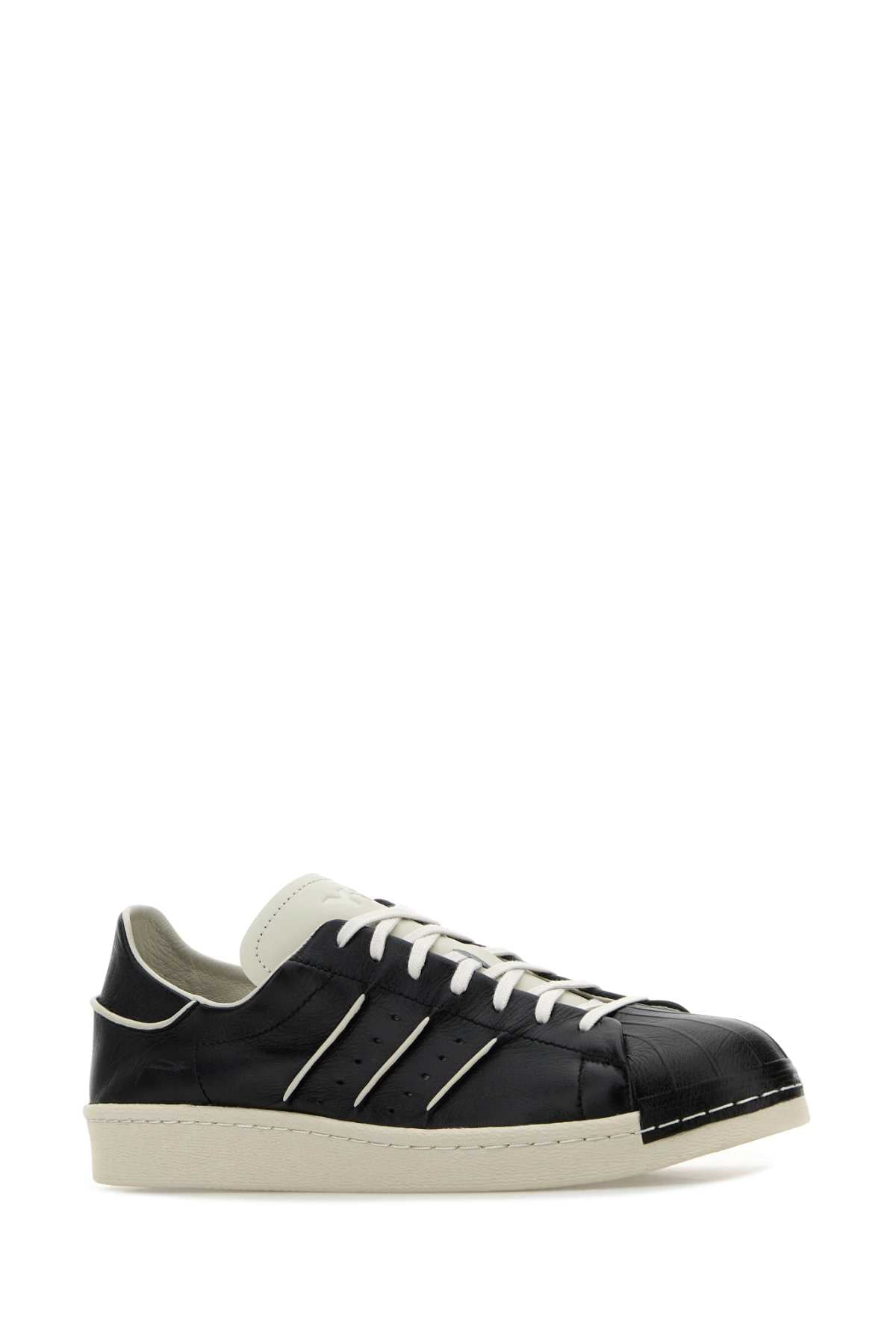 Y-3 Men's Leather And-3 Superstar Sneakers