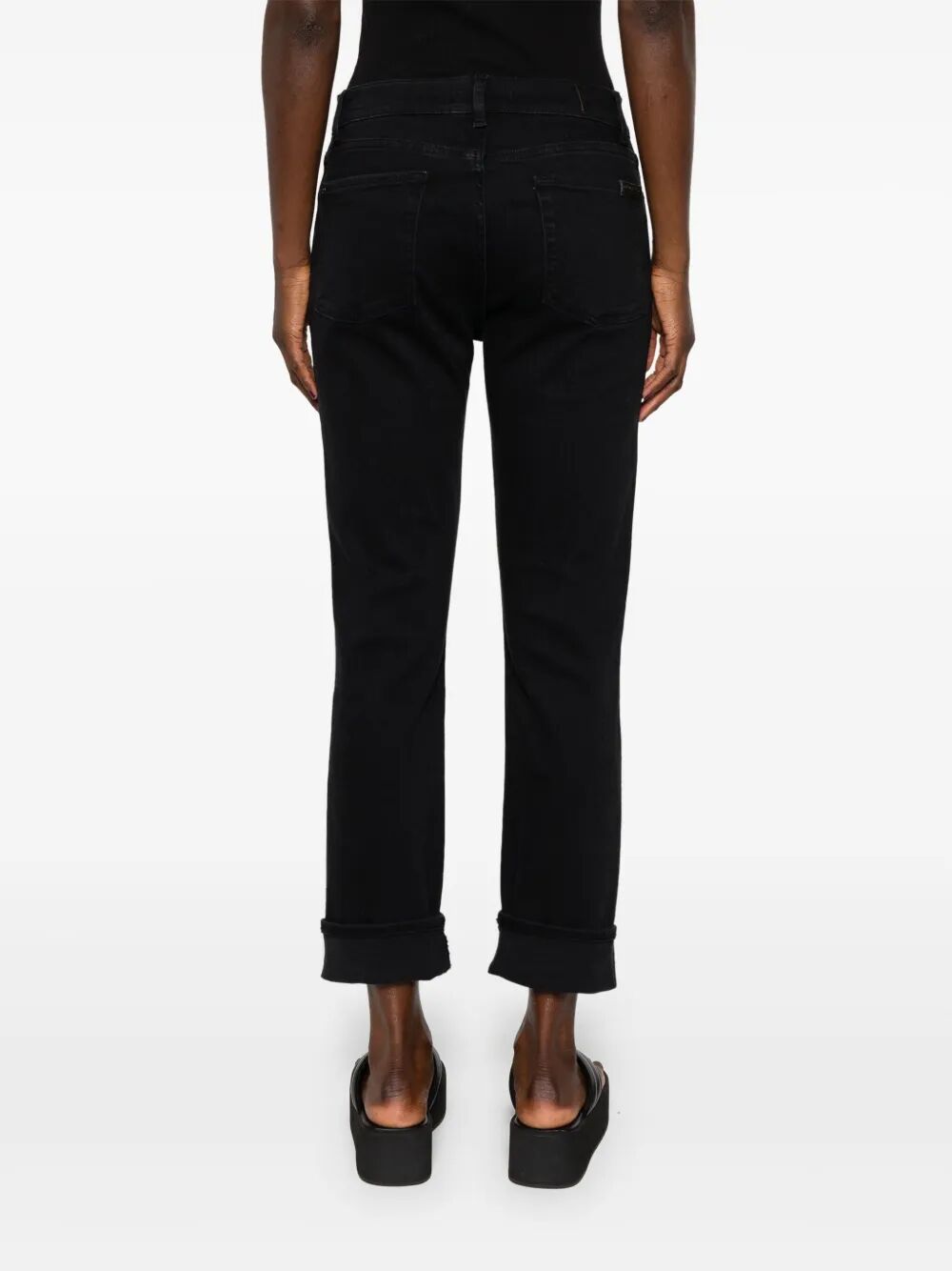 7 FOR ALL MANKIND Mid Rise Relaxed Skinny Jeans