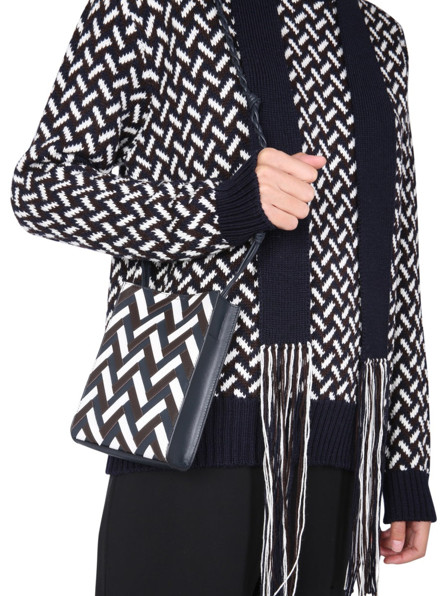 JIL SANDER Jacquard Crew Neck Sweater